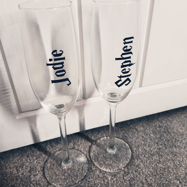 Personalised glass vinyls (Sticker only)