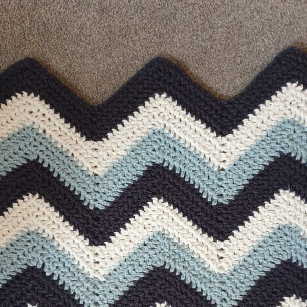 Baby Blanket (20x20 inch) - Handmade Crochet