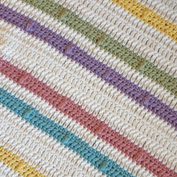Baby Blanket (20x20 inch) - Handmade Crochet