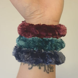 Velvet Hair Srunchies - Handmade Crochet