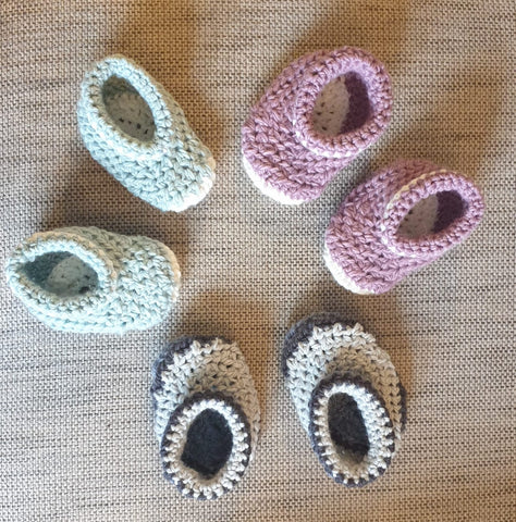 Baby Booties Only - Handmade Crochet