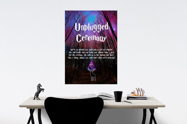 Unplugged Sign - Purple