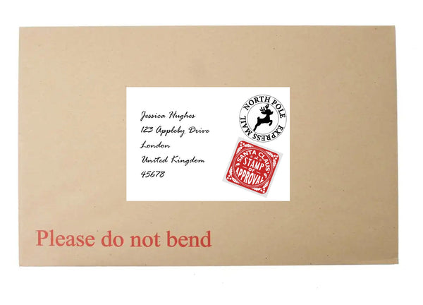 Brief und Schönes-Listen-Zertifikat vom Weihnachtsmann – personalisiert