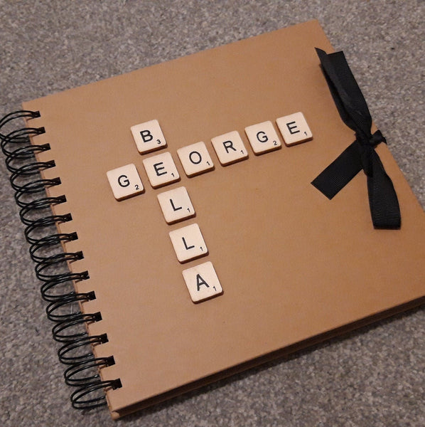 Gepersonaliseerd Scrabble Tile-gastenboek