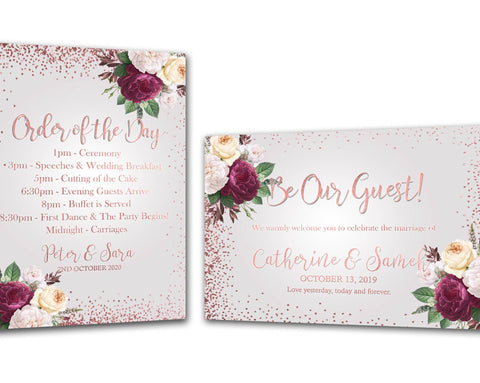 be our guest wedding welcome sign 