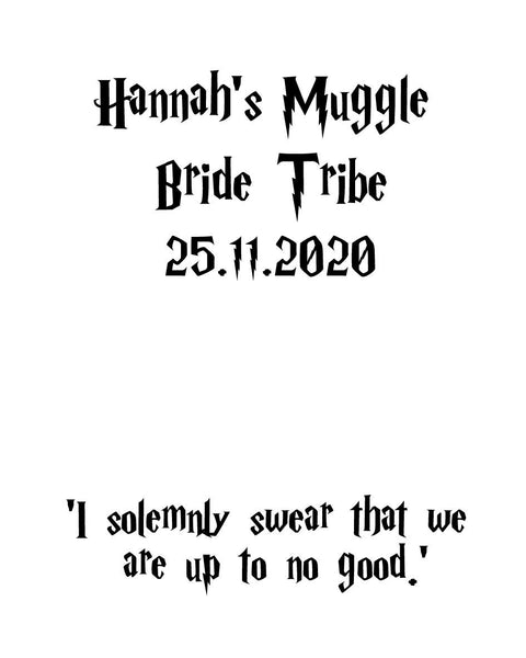 Hen Do Inspired String Charm Bracelet - Bride Tribe