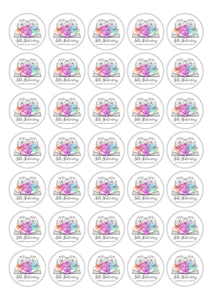 Matte Finish - Thank You Sticker Sheets - Supporting Small Business Stickers/Labels White