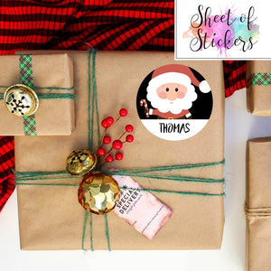 Matte Oberfläche – personalisierte Weihnachtsgeschenk-Aufkleberbögen – Geschenketiketten