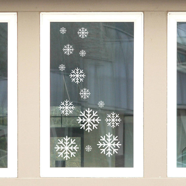 Snowflake Window Vinyls - Sheet of Vinyl, Snowflakes, Christmas