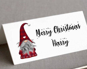 christmas table place cards