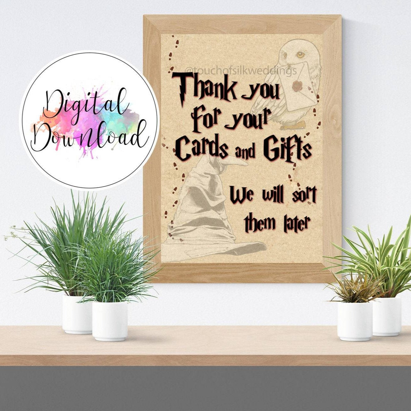 Printable Cards & Gifts Sign