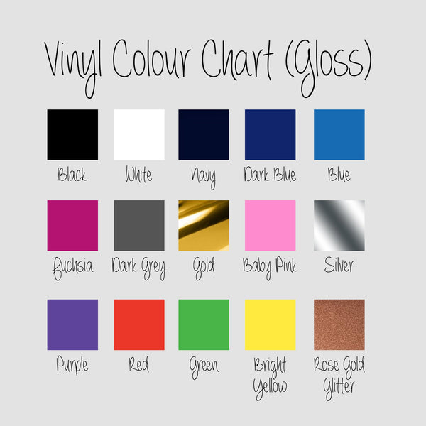 Vinyl for DIY Bridal Party Boxes, Comes in Variety of Colours