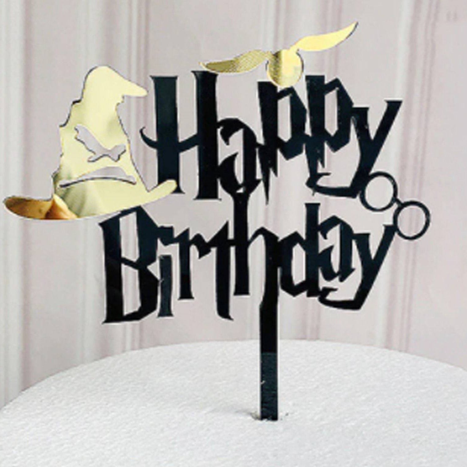 Happy Birthday Cake Topper - Hat