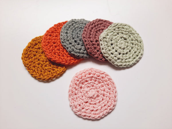 Mum and Baby Gift - Matching Crochet Headbands, Eco Friendly Scrubbies