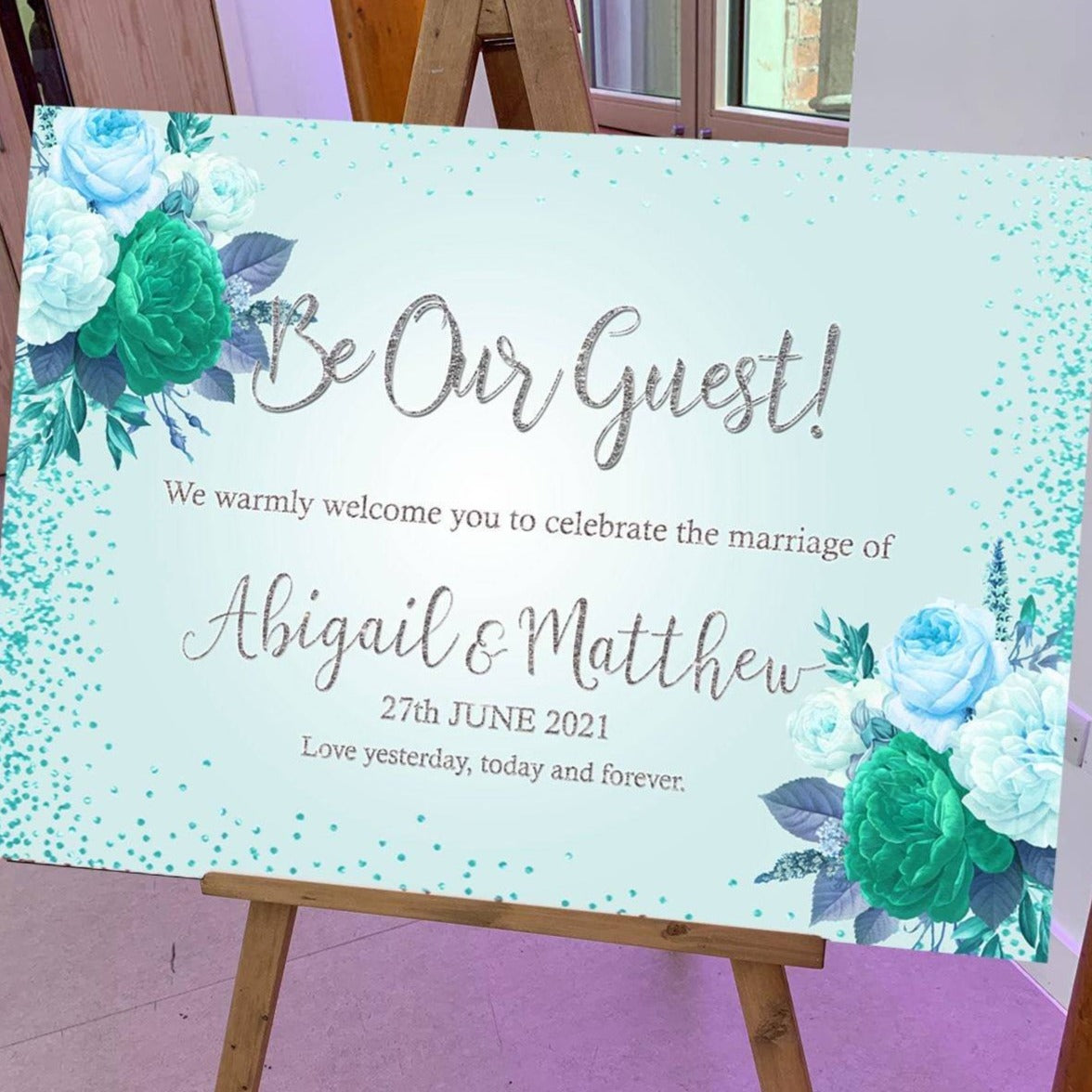 Be Our Guest Sign Wedding