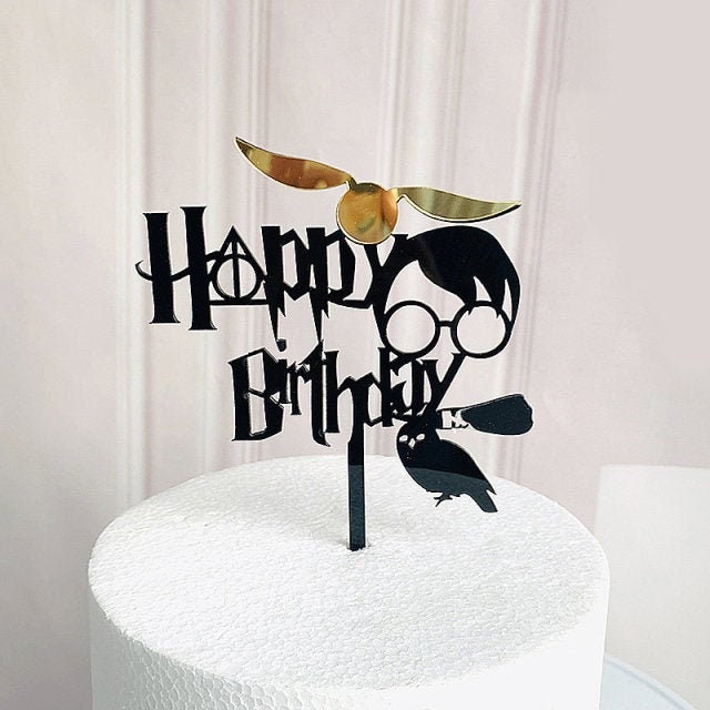 Happy Birthday Cake Topper - Magic